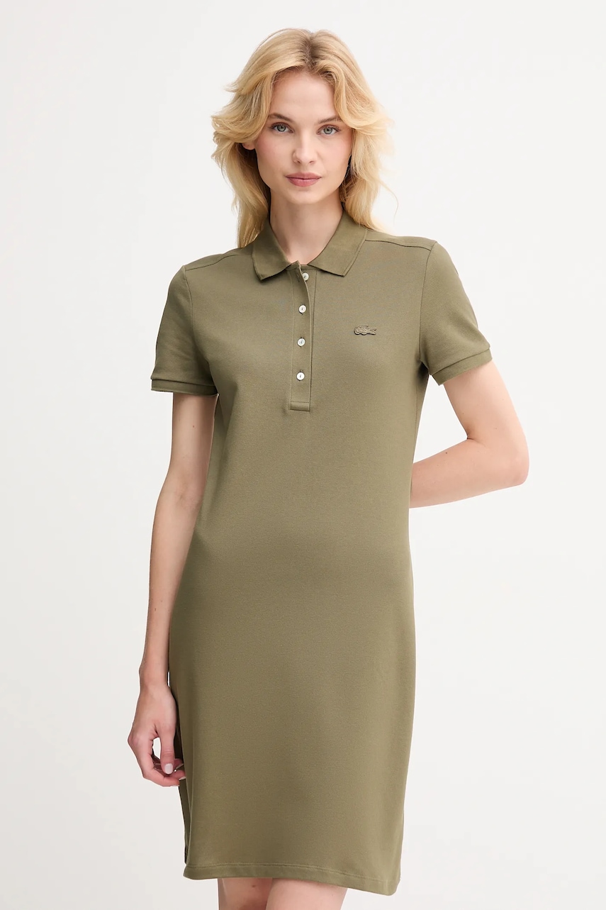 Lacoste rochie culoarea verde