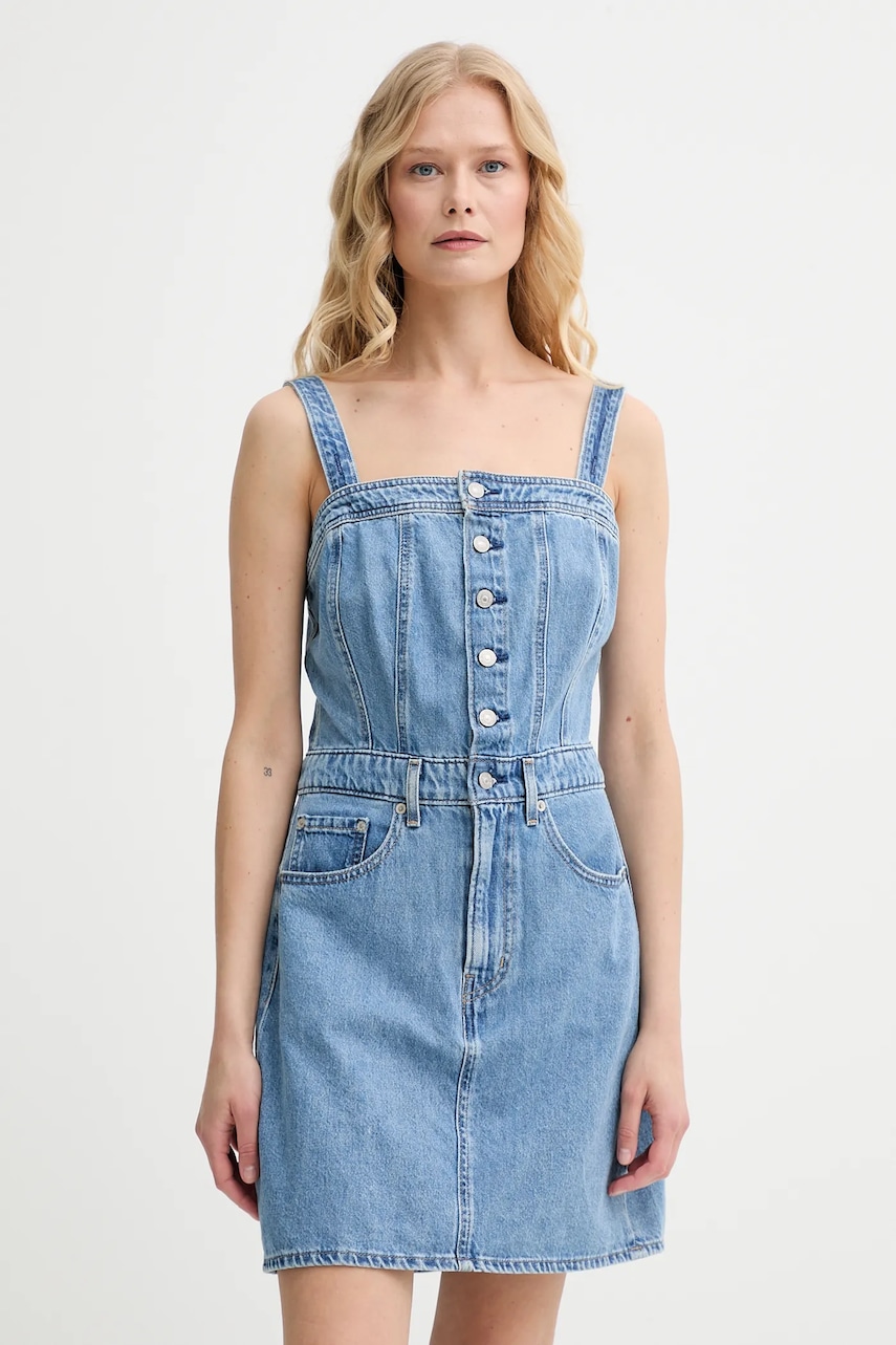 Levi's rochie ICONIC BUTTON THRU DRESS mini