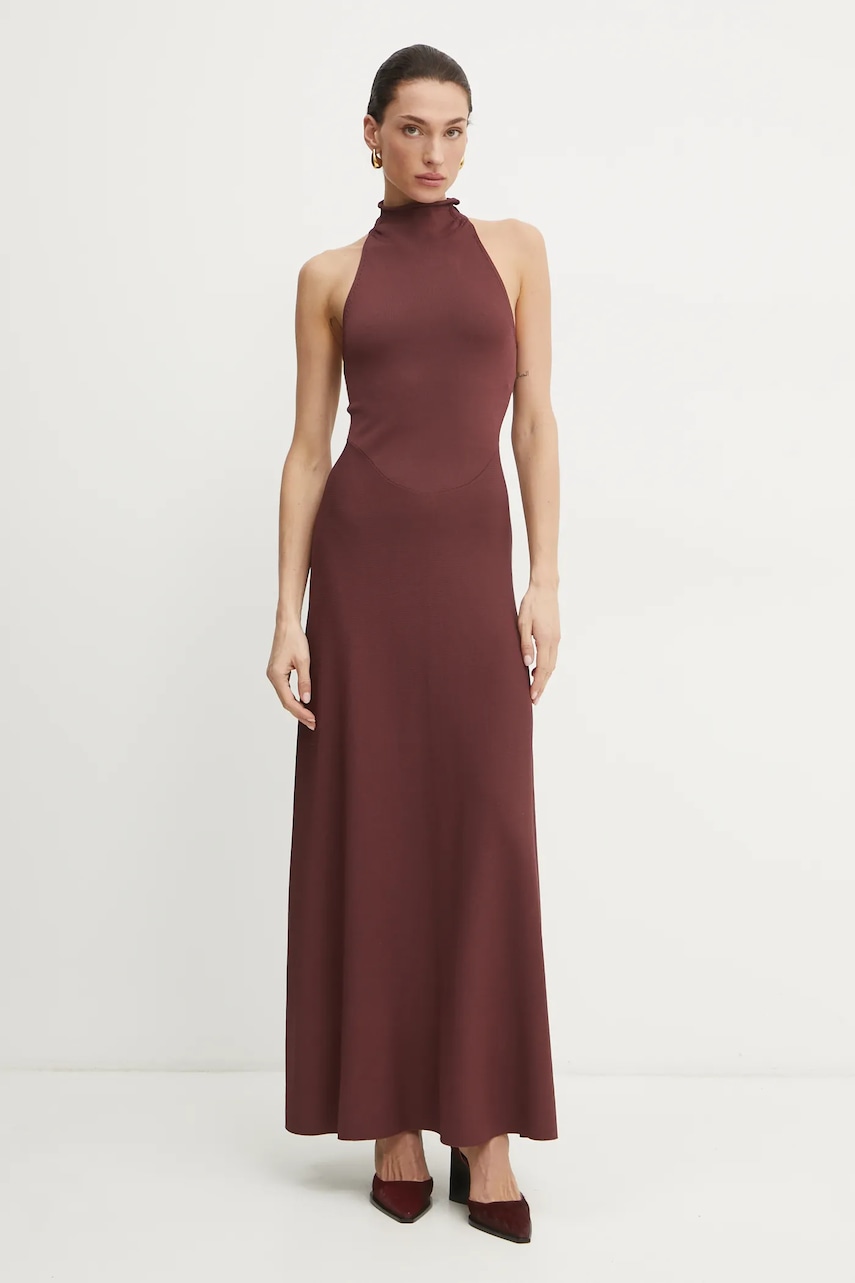 Liviana Conti rochie culoarea bordo