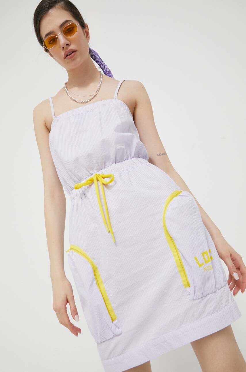 Love Moschino rochie culoarea violet