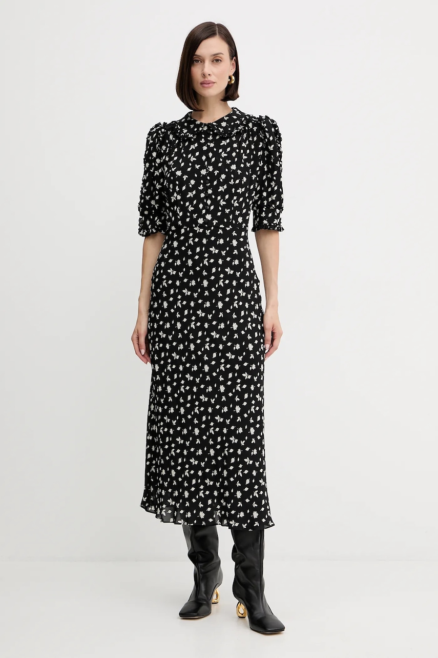 Luisa Spagnoli rochie culoarea negru