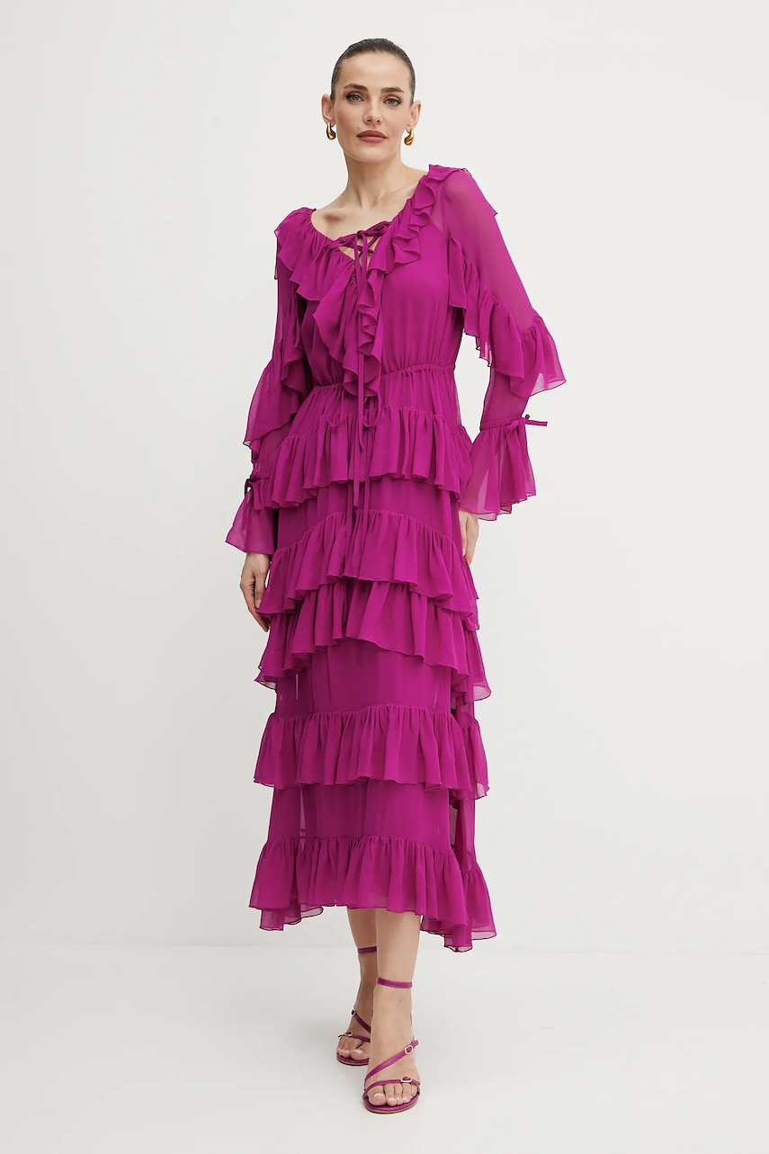 Luisa Spagnoli rochie culoarea roz