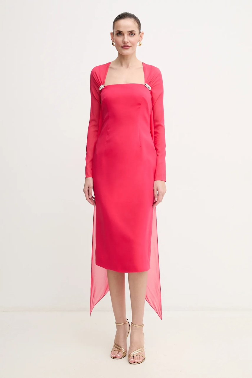 Luisa Spagnoli rochie culoarea roz
