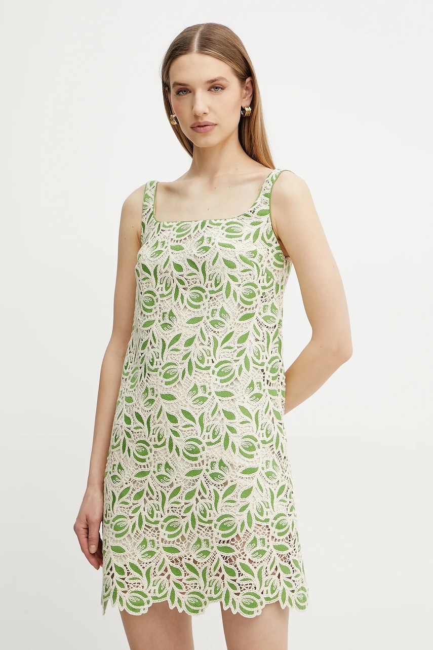 Luisa Spagnoli rochie culoarea verde