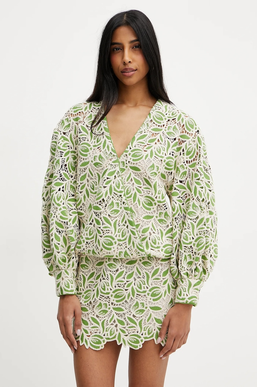 Luisa Spagnoli rochie culoarea verde