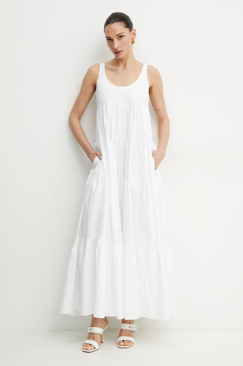 MICHAEL Michael Kors rochie culoarea alb