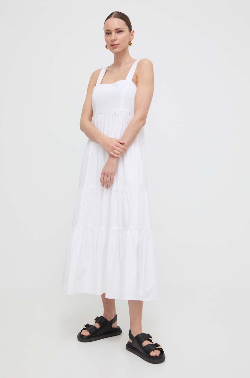 MICHAEL Michael Kors rochie culoarea alb