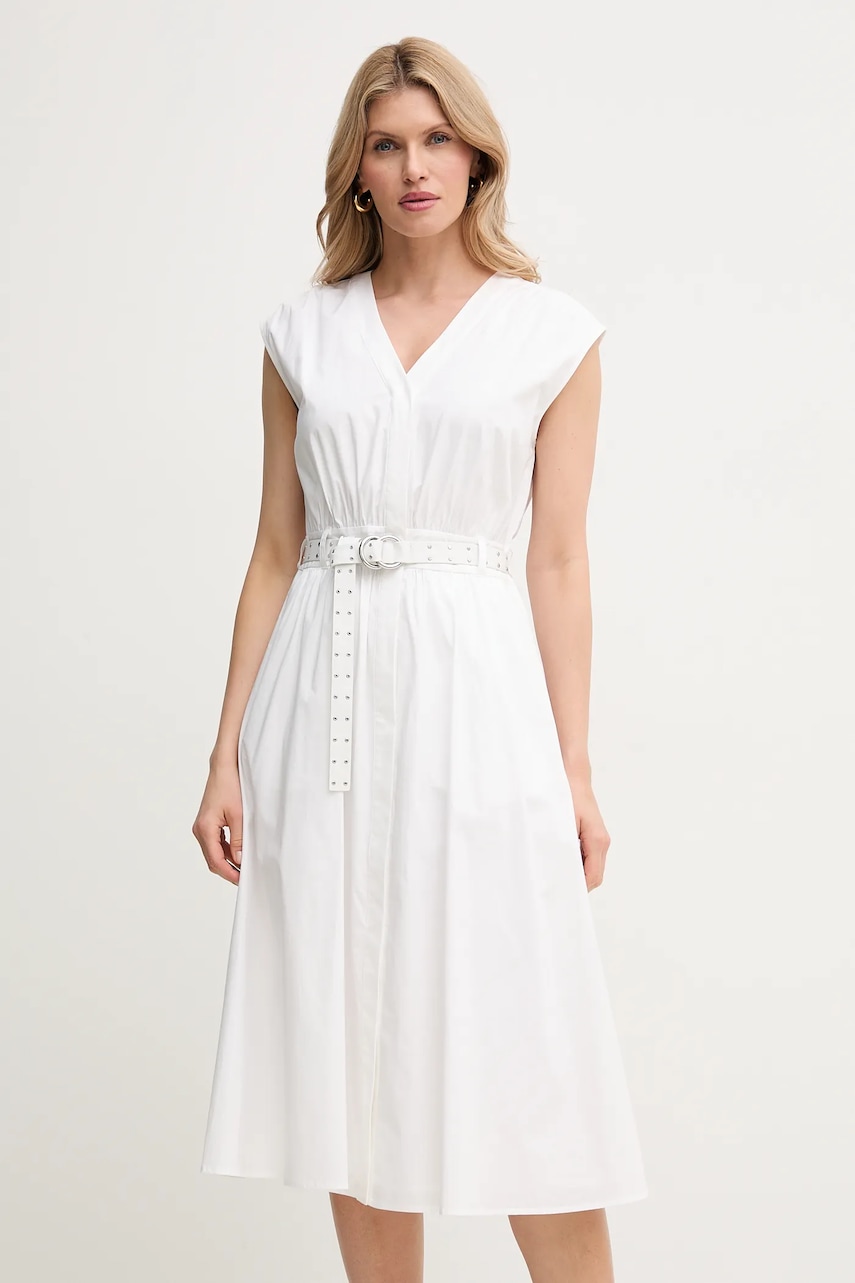 MICHAEL Michael Kors rochie culoarea alb