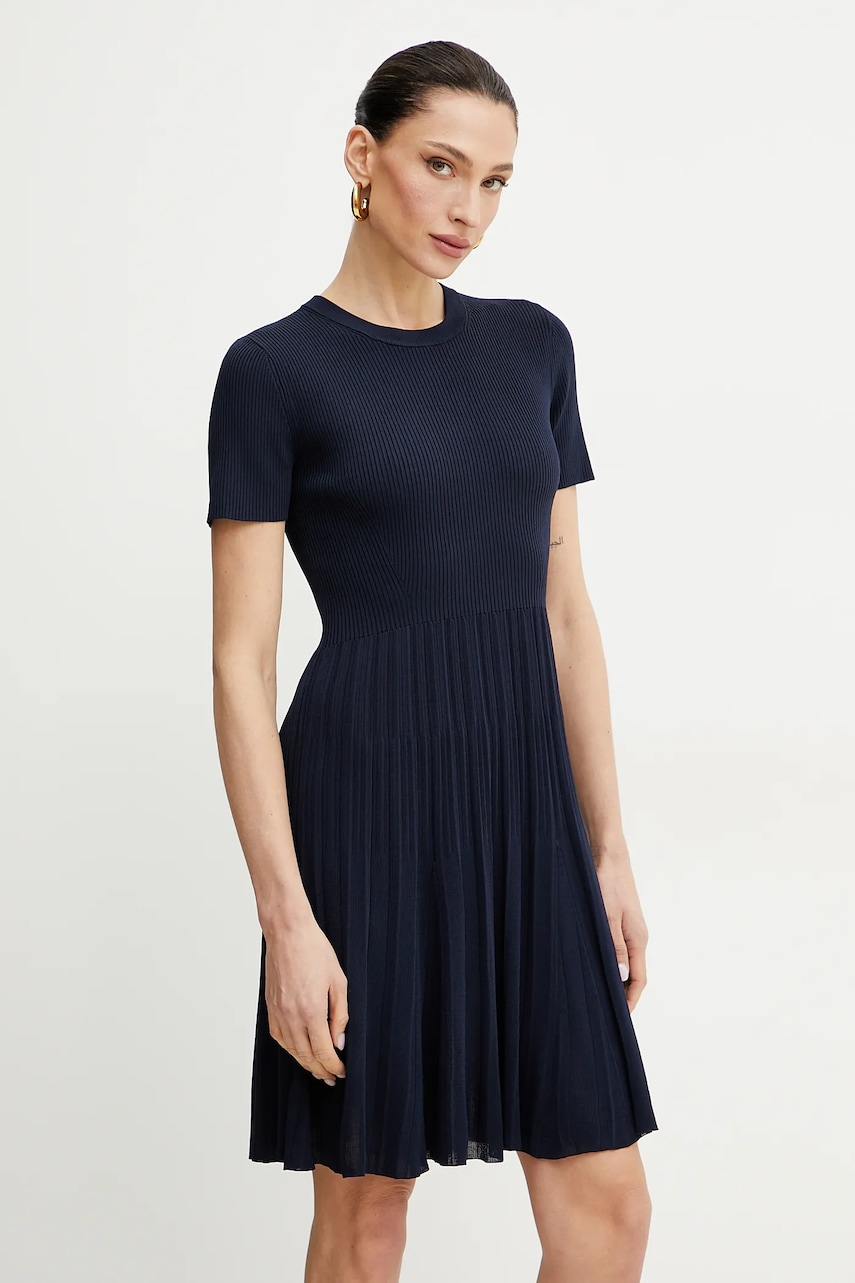 MICHAEL Michael Kors rochie culoarea bleumarin