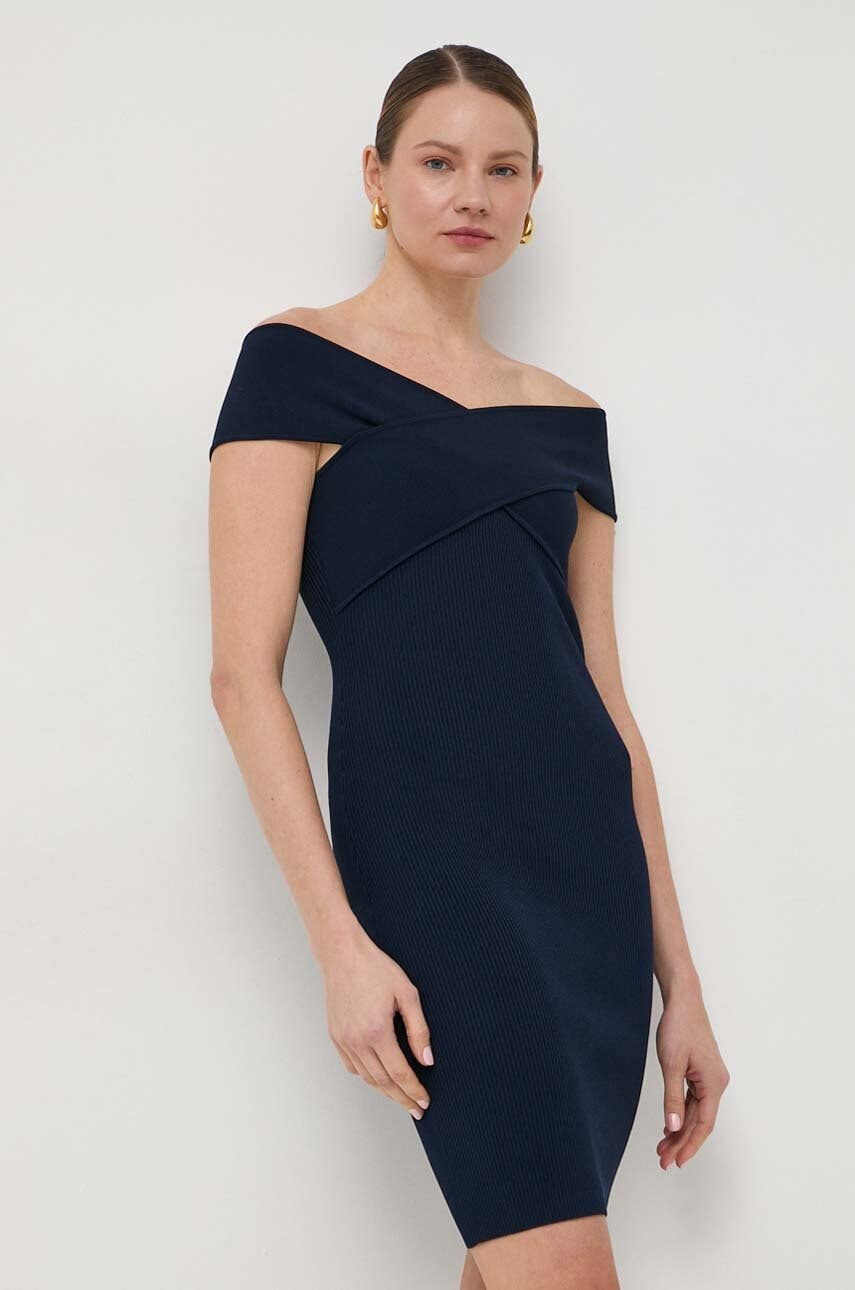 MICHAEL Michael Kors rochie culoarea bleumarin