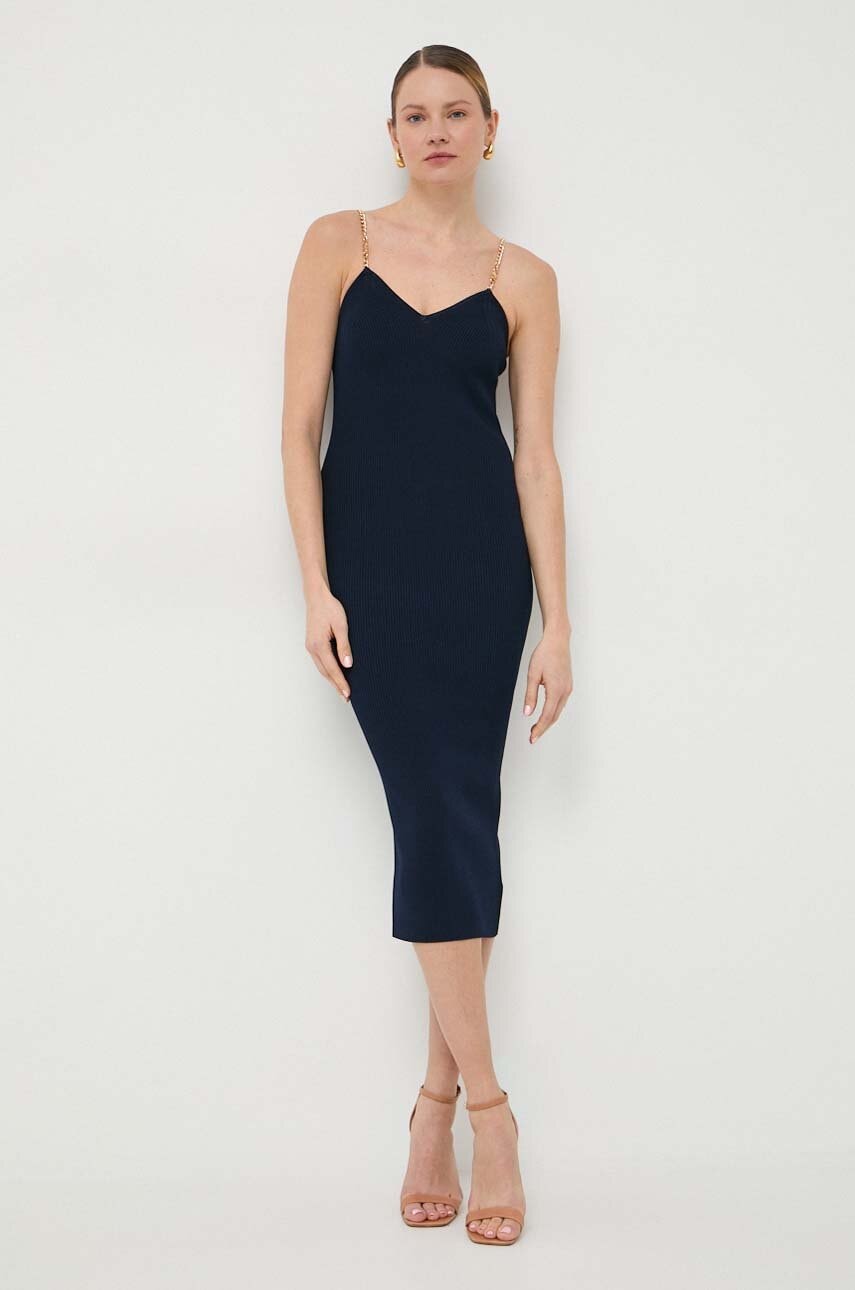 MICHAEL Michael Kors rochie culoarea bleumarin