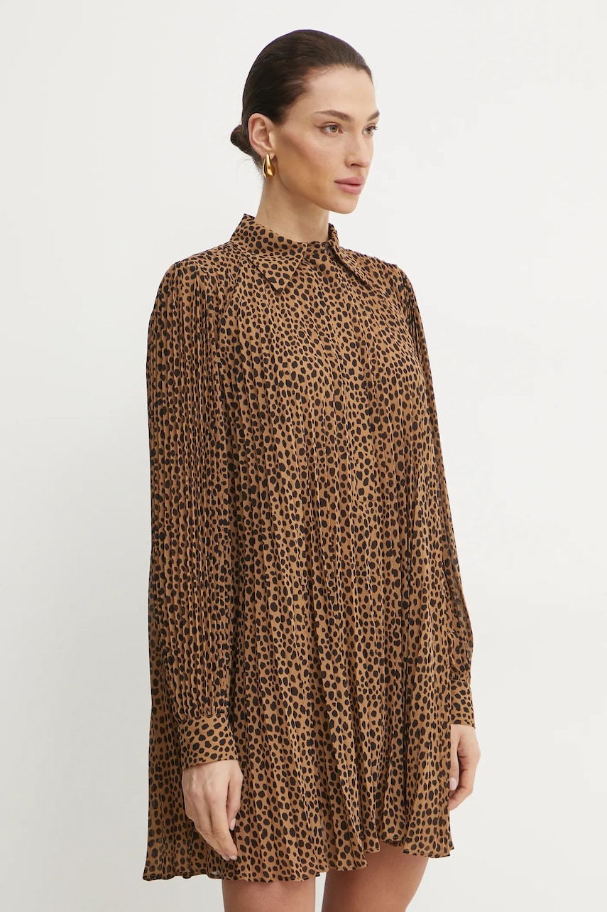 MICHAEL Michael Kors rochie culoarea maro