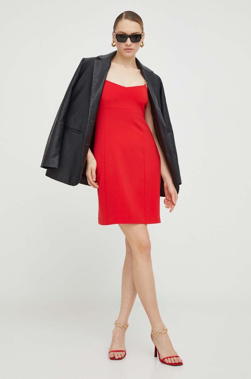 MICHAEL Michael Kors rochie culoarea rosu