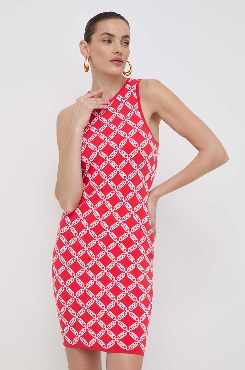 MICHAEL Michael Kors rochie culoarea rosu
