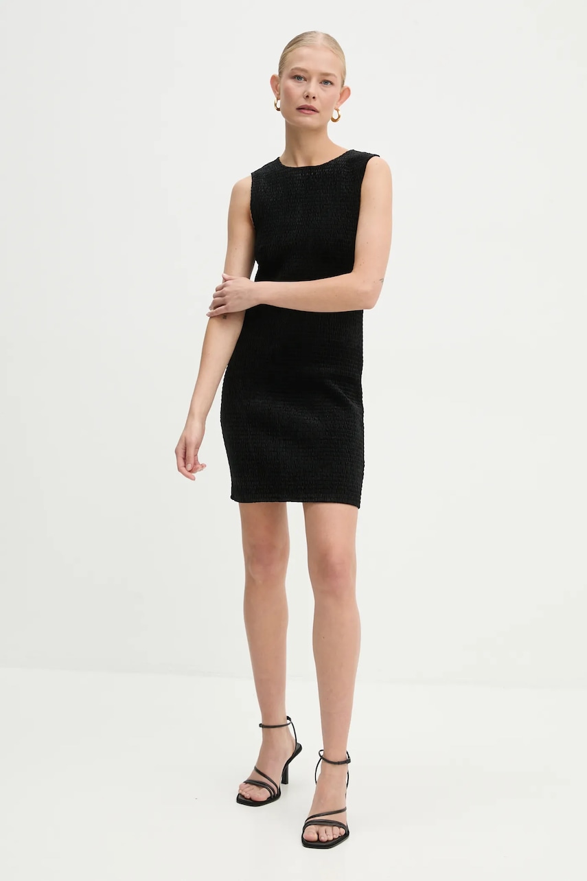 MICHAEL Michael Kors rochie de catifea culoarea negru