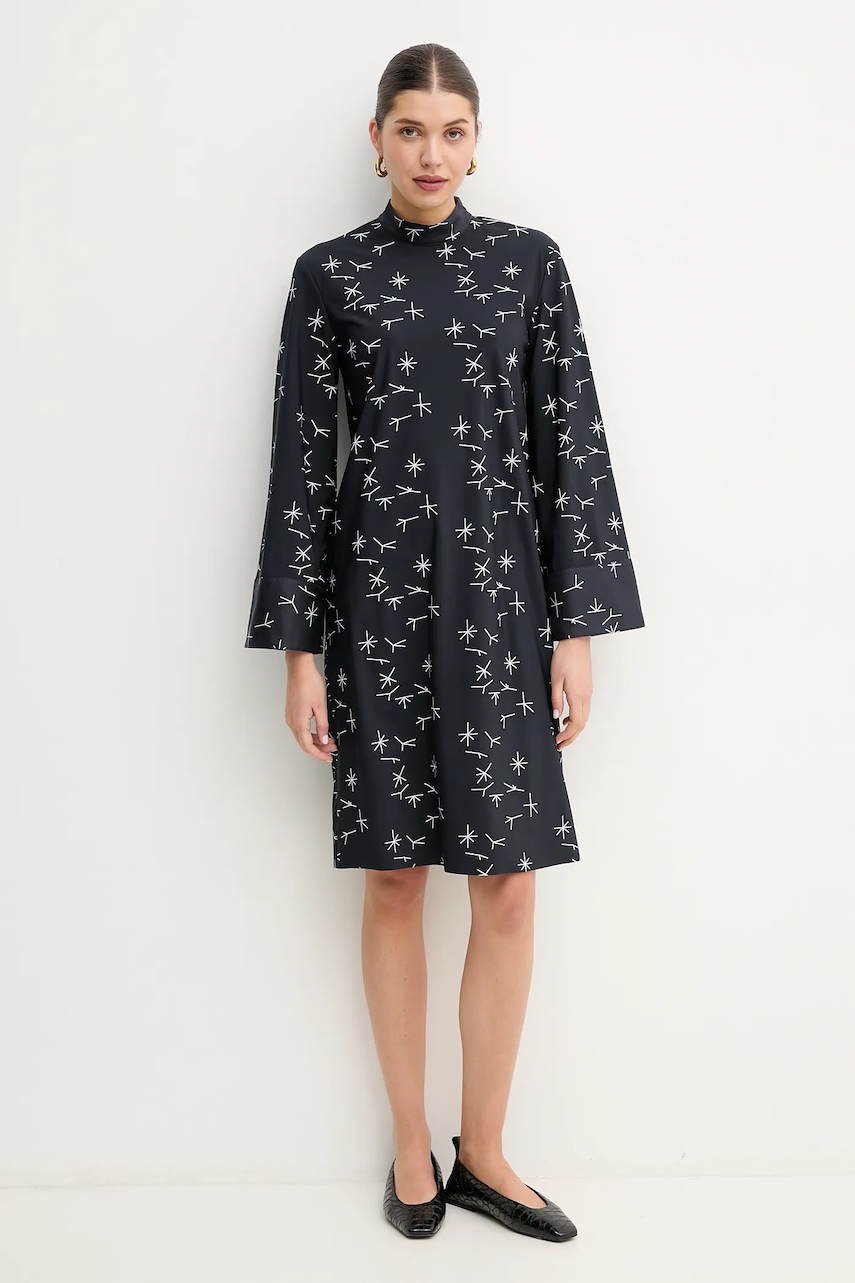 MM rochie culoarea bleumarin