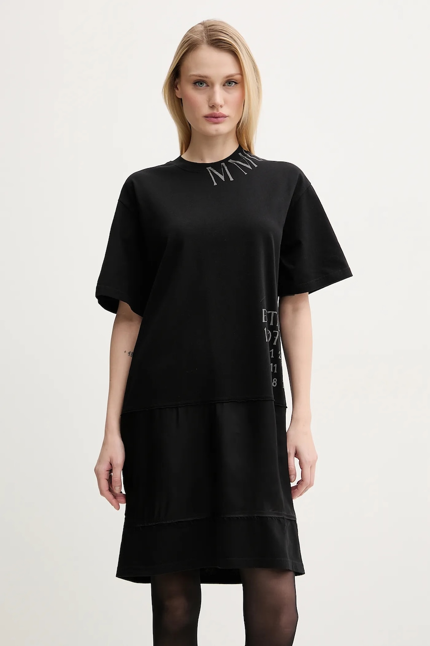 MM6 Maison Margiela rochie culoarea negru