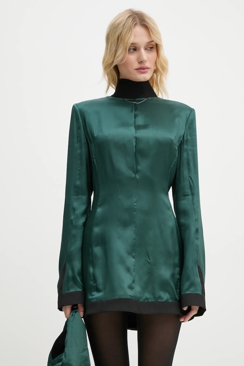 MM6 Maison Margiela rochie culoarea verde