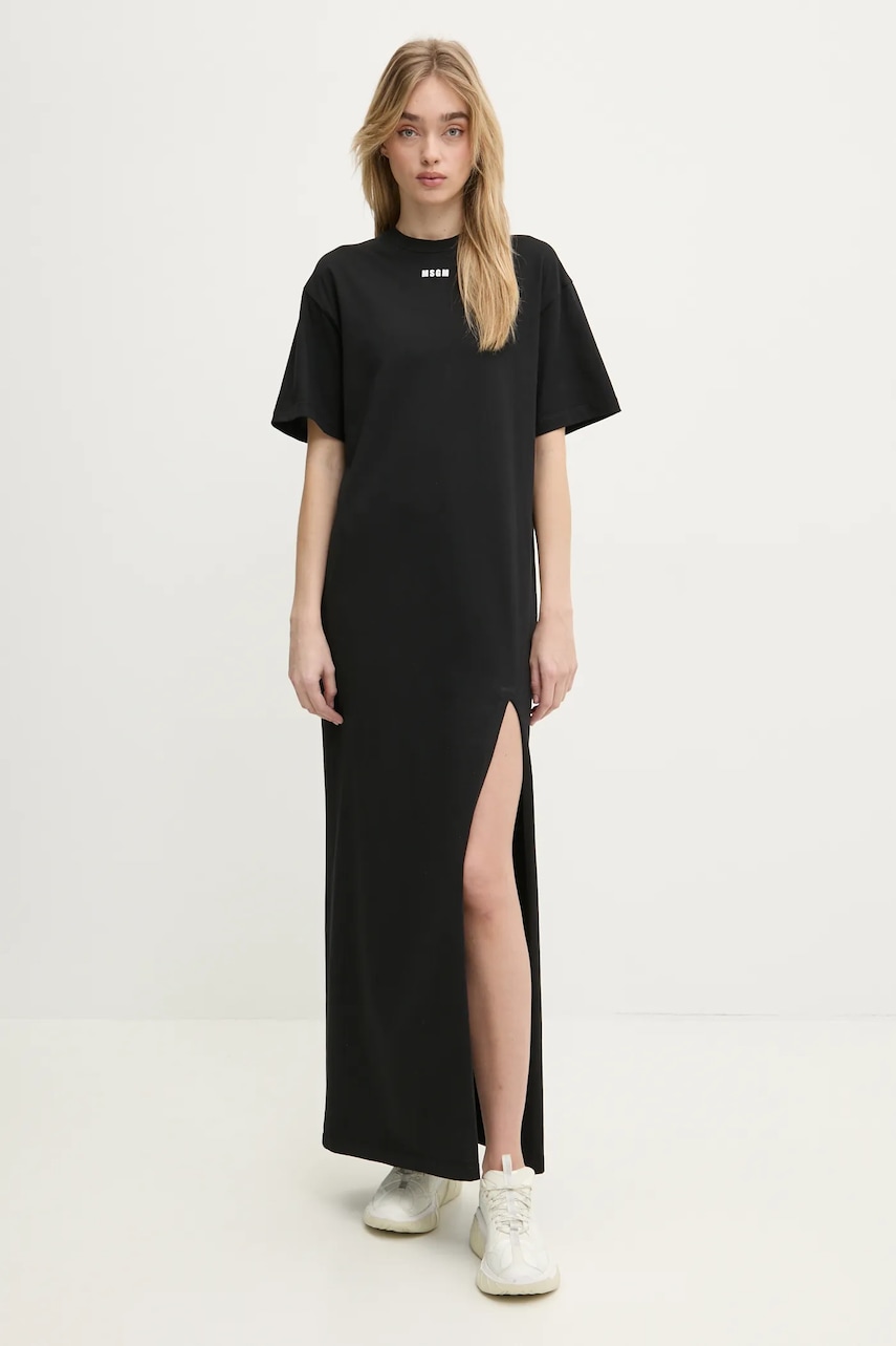 MSGM rochie culoarea negru