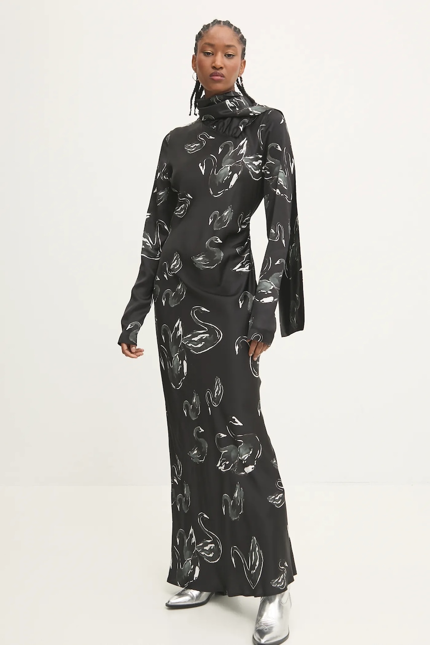 MSGM rochie culoarea negru