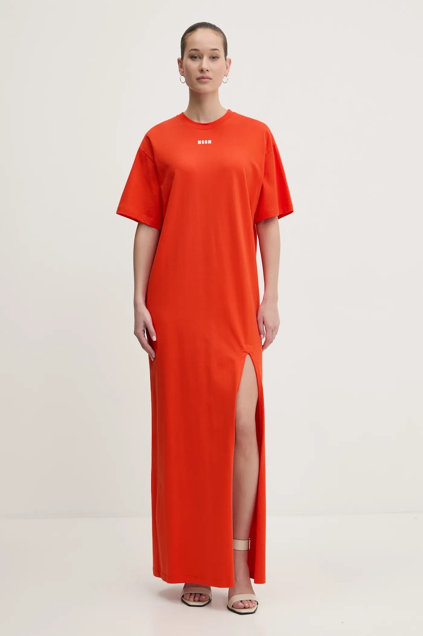 MSGM rochie culoarea rosu
