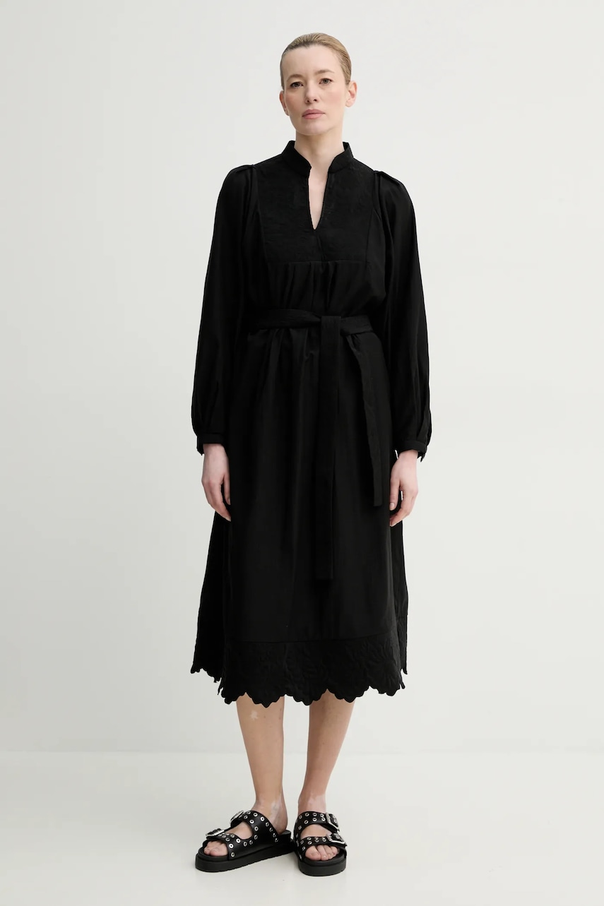 MUNTHE rochie FONXO culoarea negru