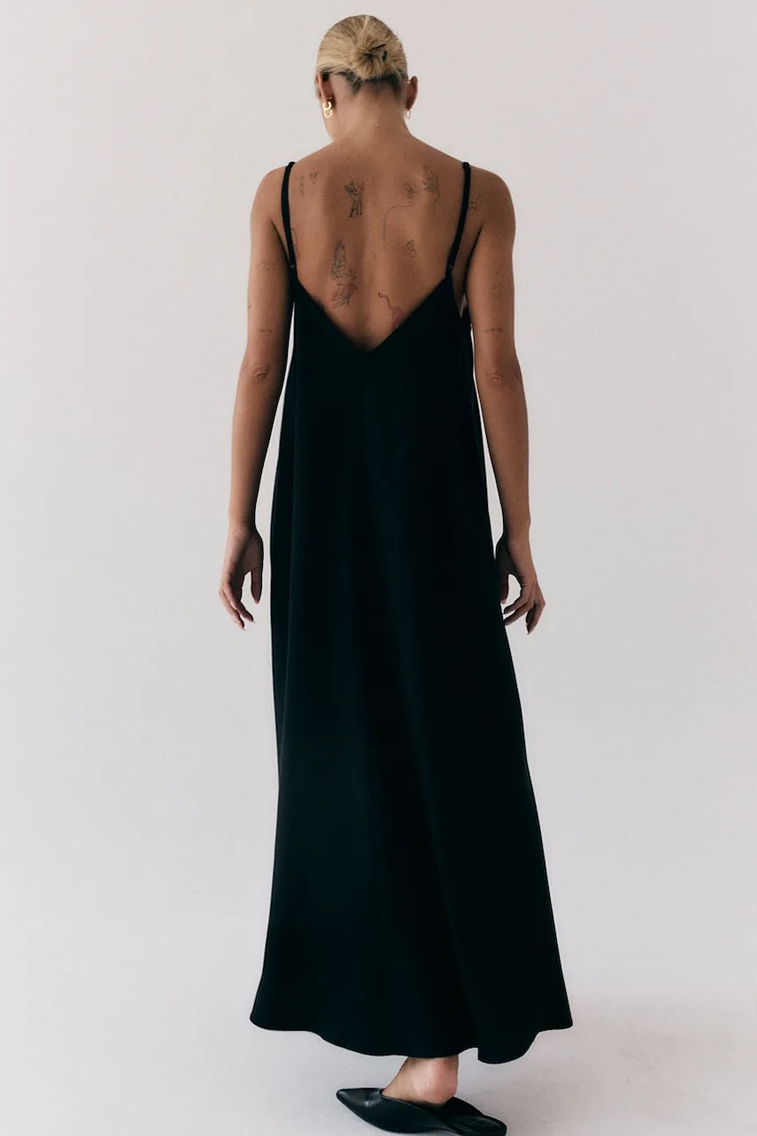 MUUV. rochie TENSE culoarea negru