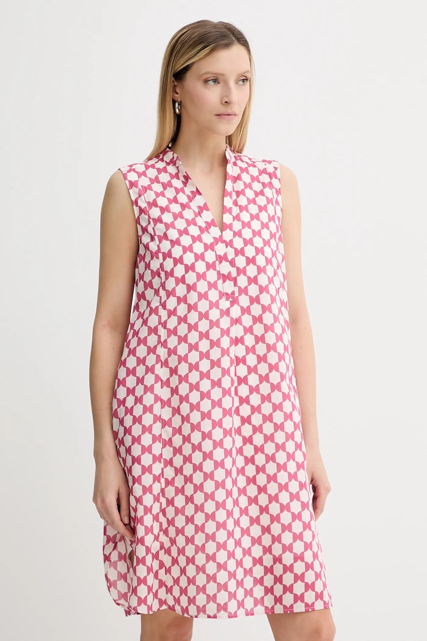 Marc O'Polo rochie din bumbac culoarea bej