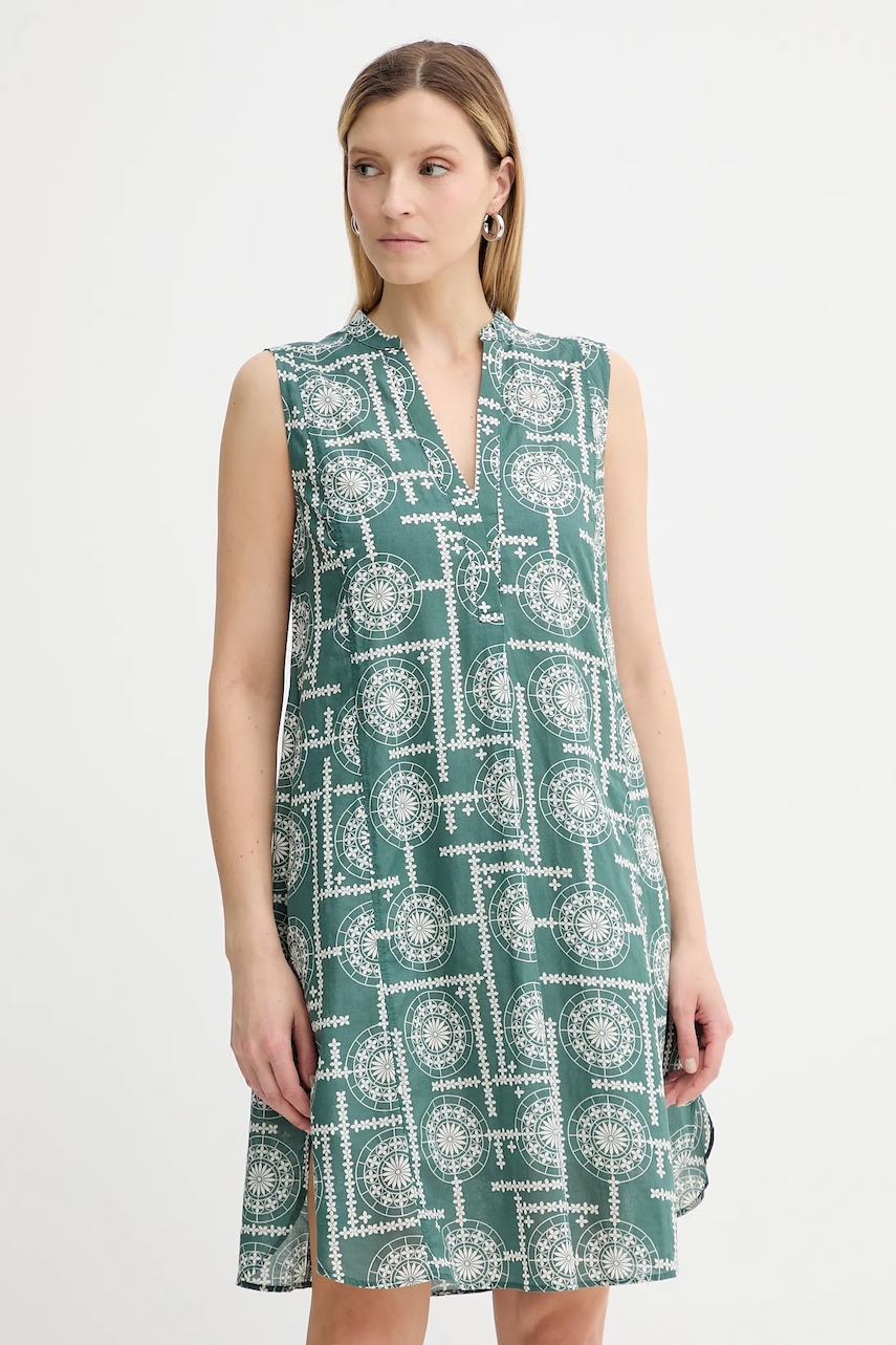 Marc O'Polo rochie din bumbac culoarea verde