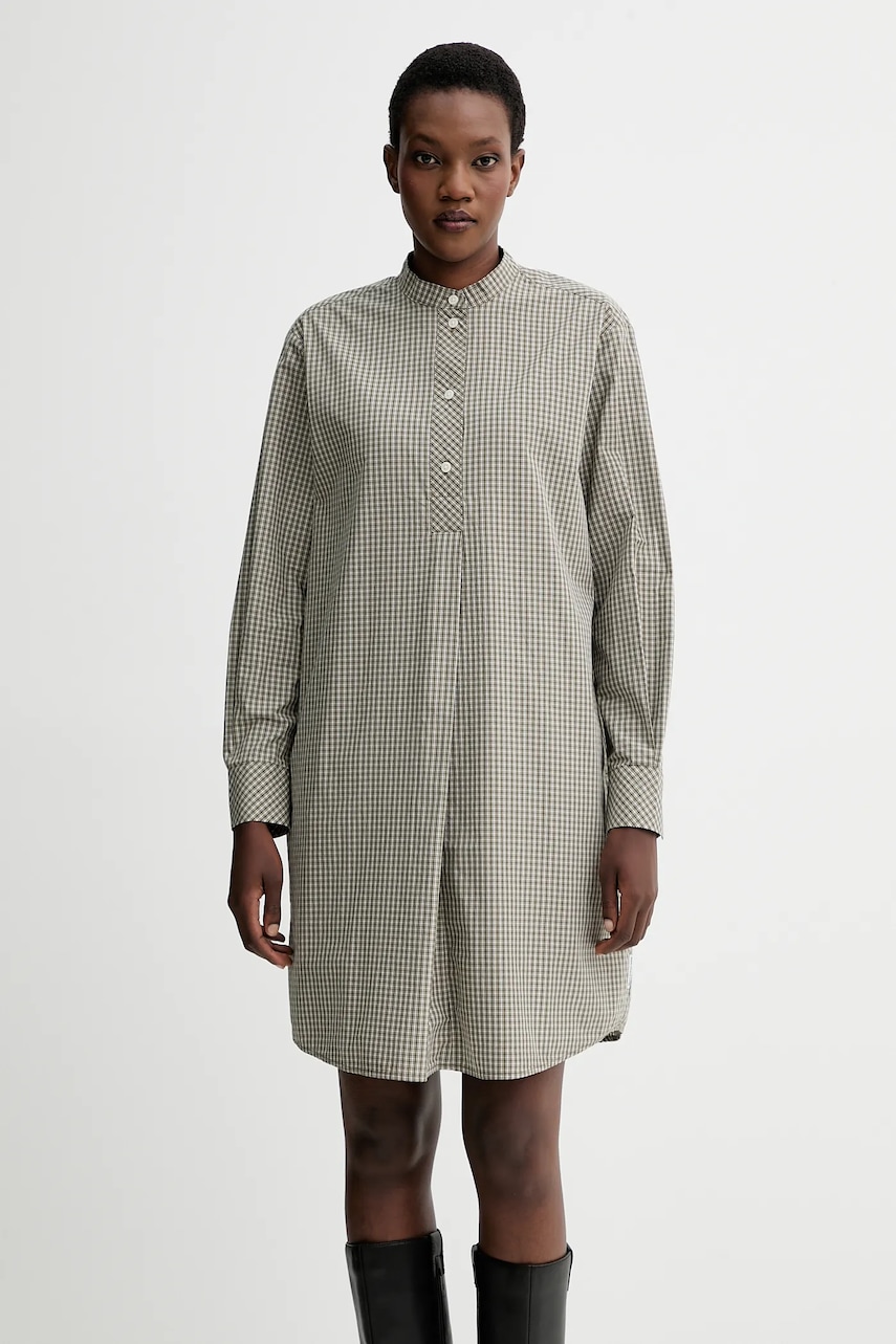 Marc O'Polo rochie din bumbac culoarea verde