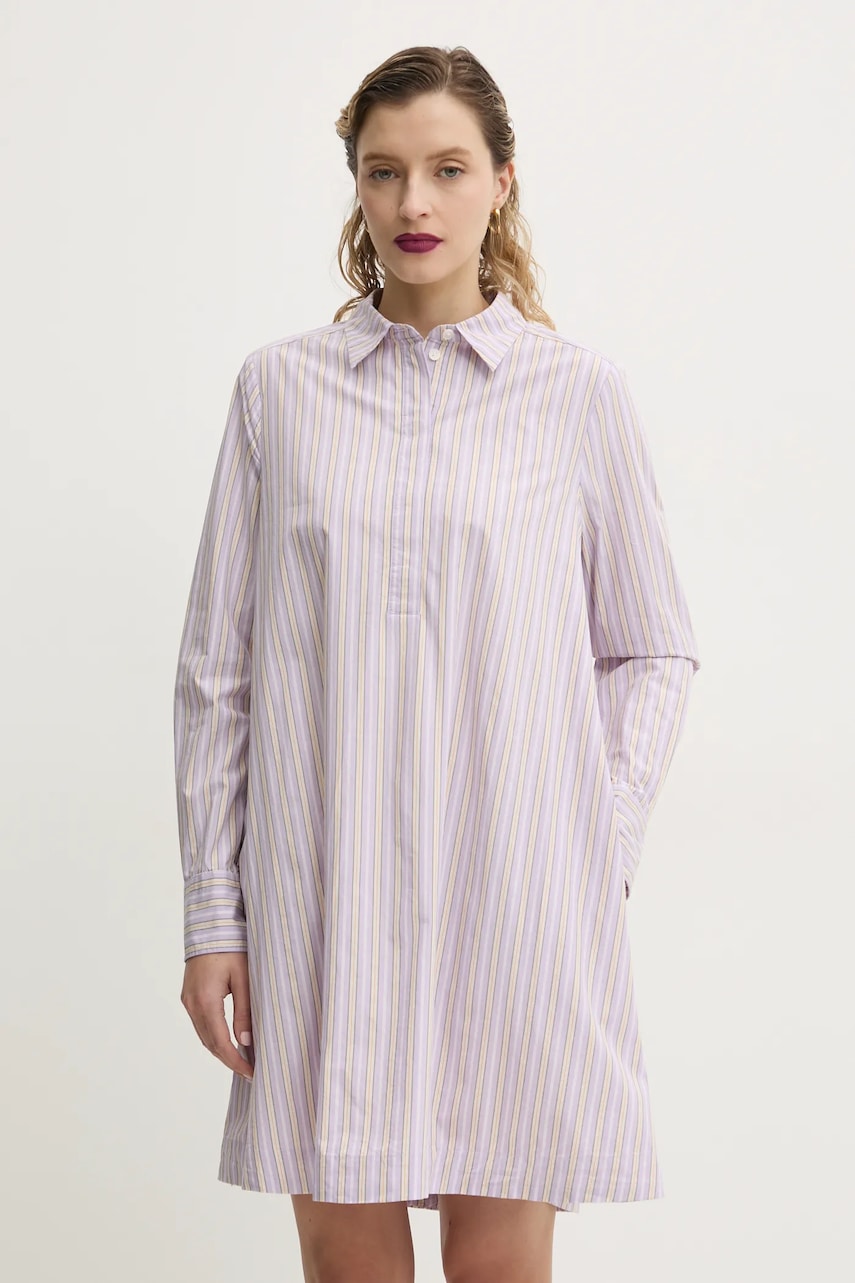 Marc O'Polo rochie din bumbac culoarea violet