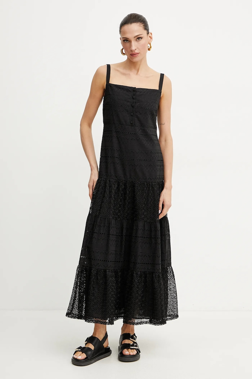 Marella rochie BAVERO culoarea negru