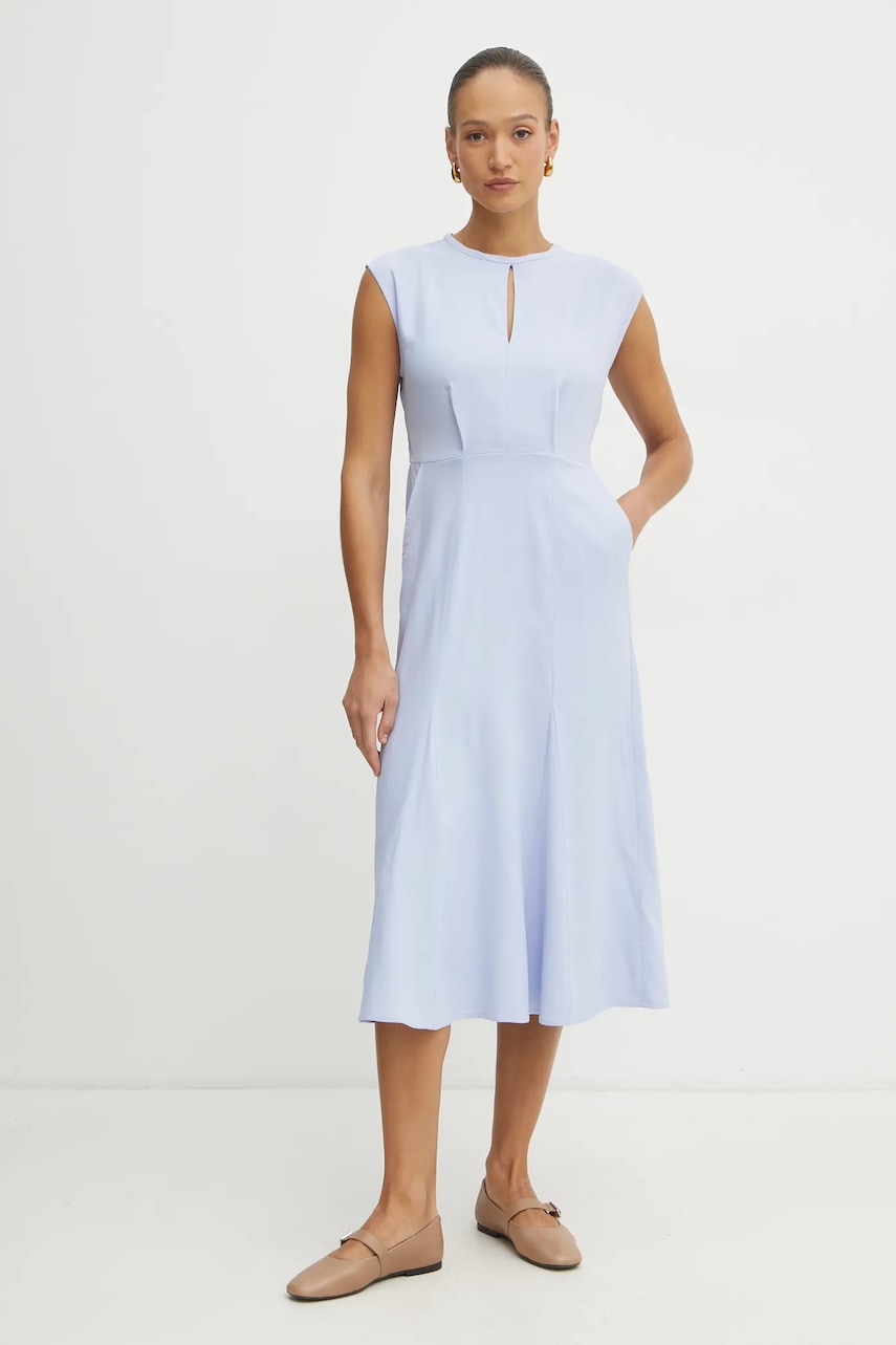 Marella rochie CREMA midi