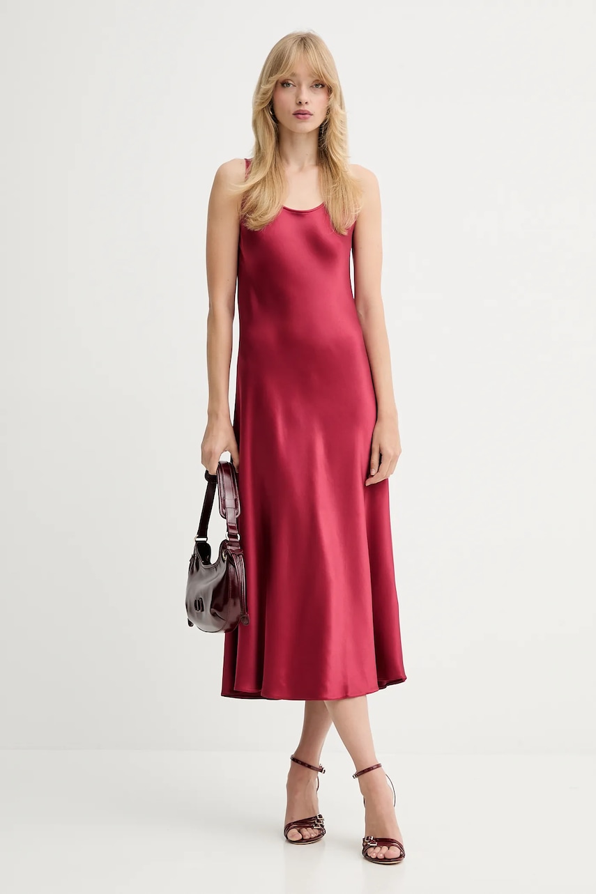 Marella rochie Emme by Marella culoarea bordo