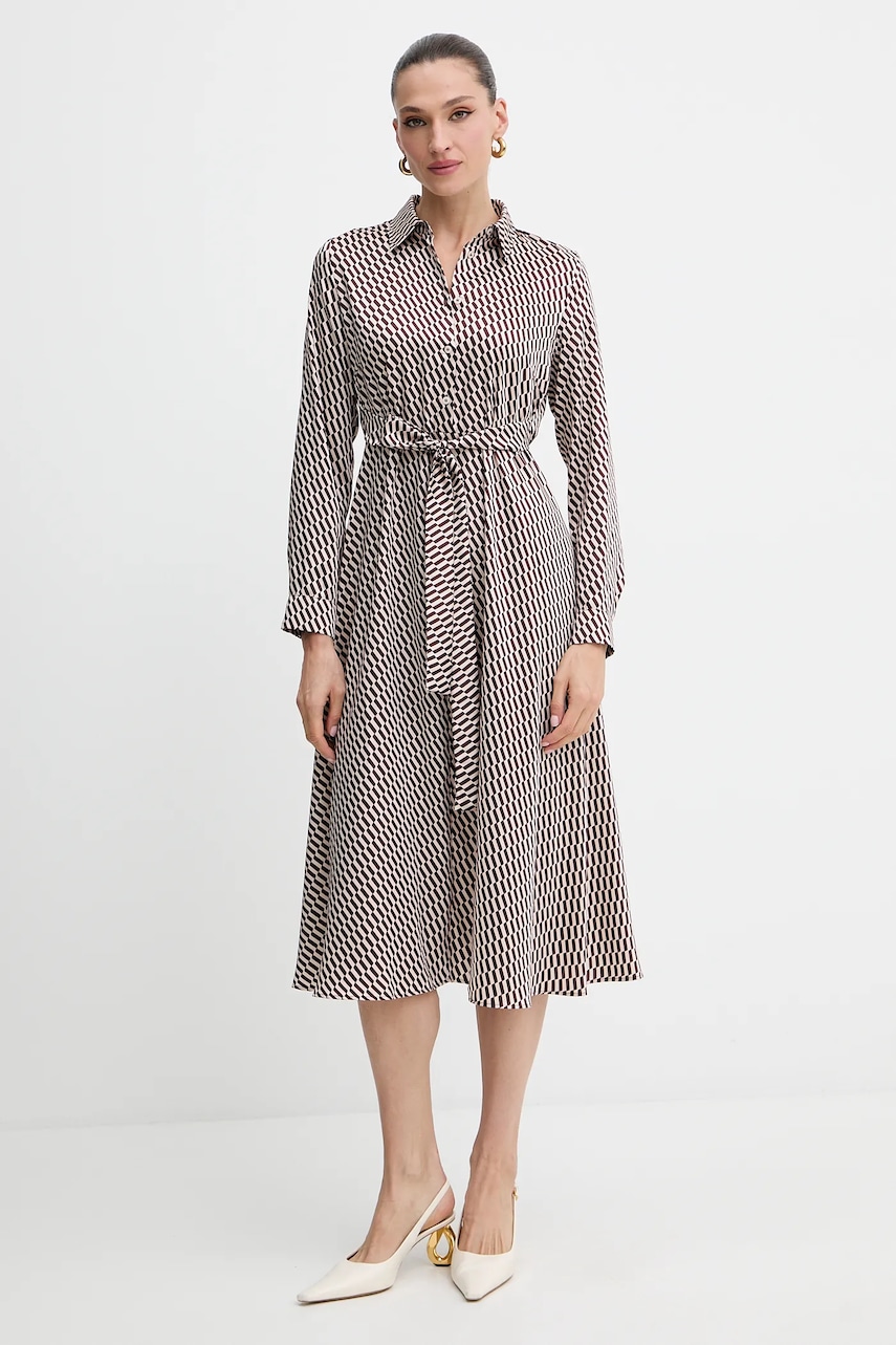 Marella rochie Emme by Marella culoarea bordo