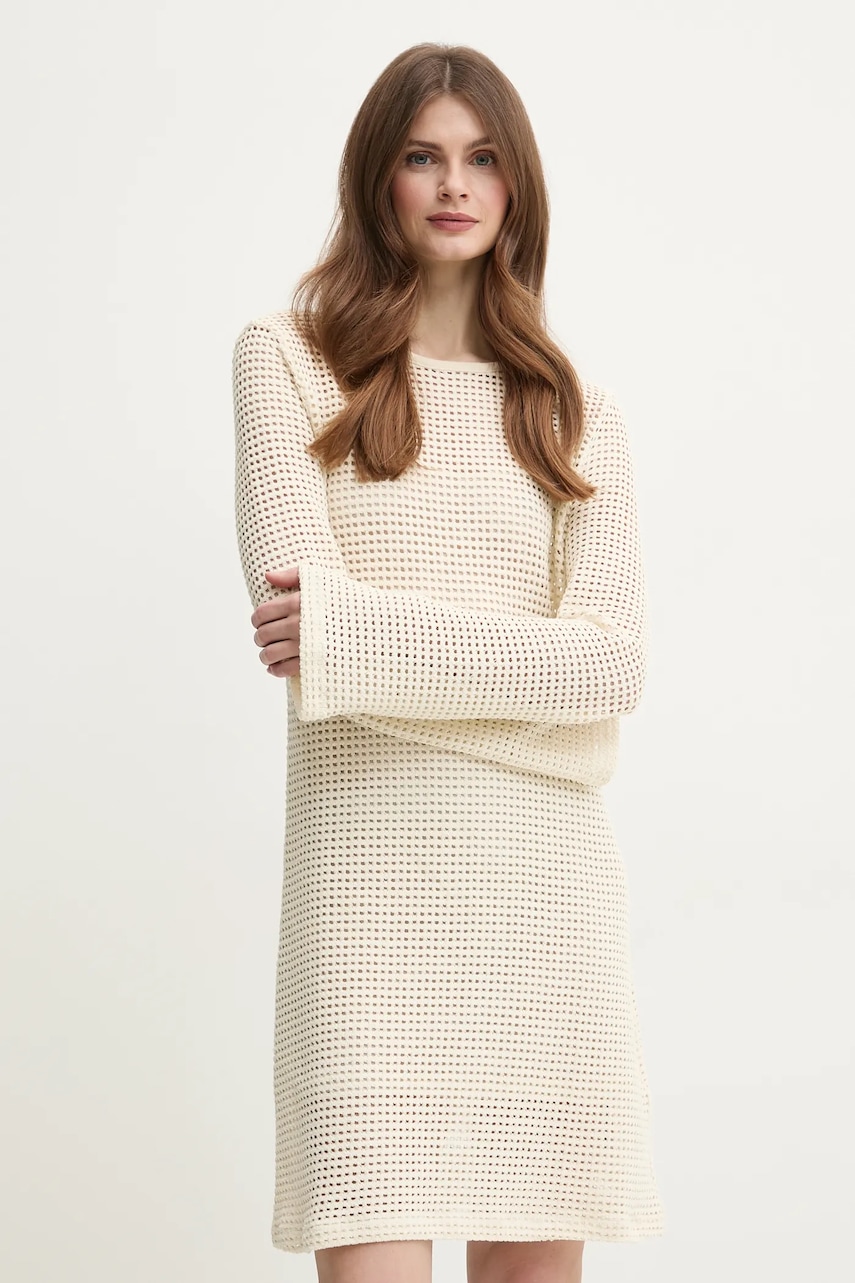 Marella rochie FEMME culoarea bej