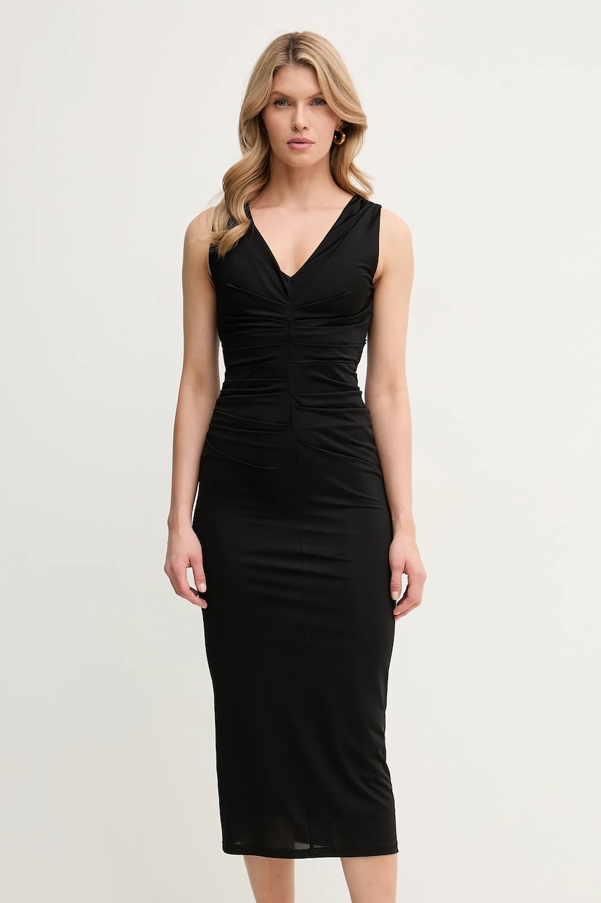 Marella rochie HARALD culoarea negru