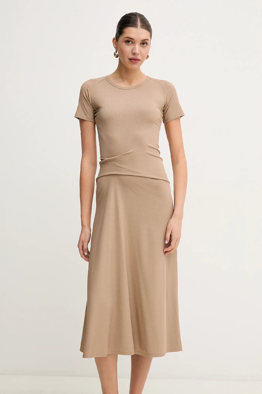 Marella rochie NOROIS culoarea verde