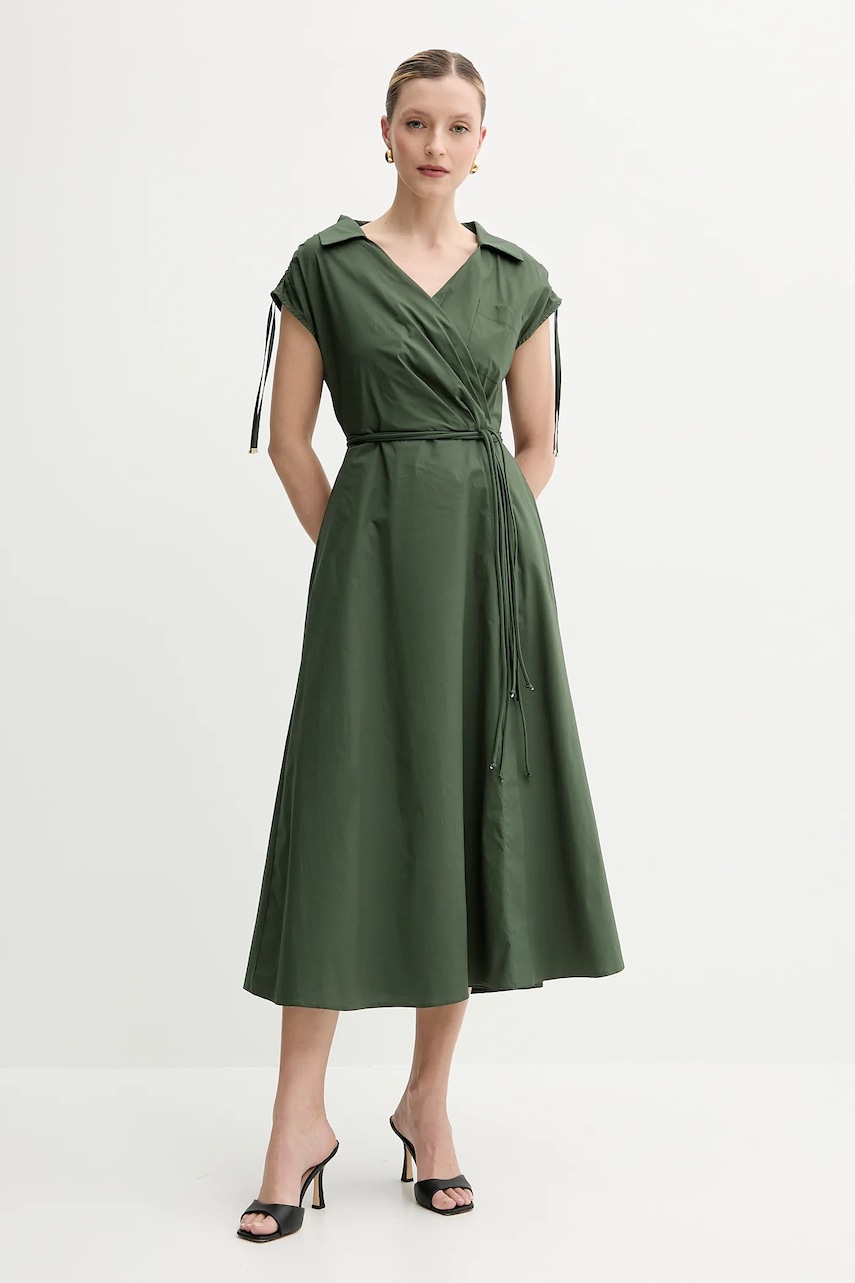 Marella rochie RIVERA culoarea verde