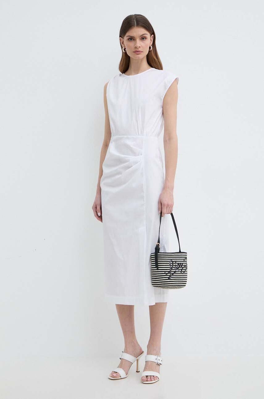 Marella rochie culoarea alb