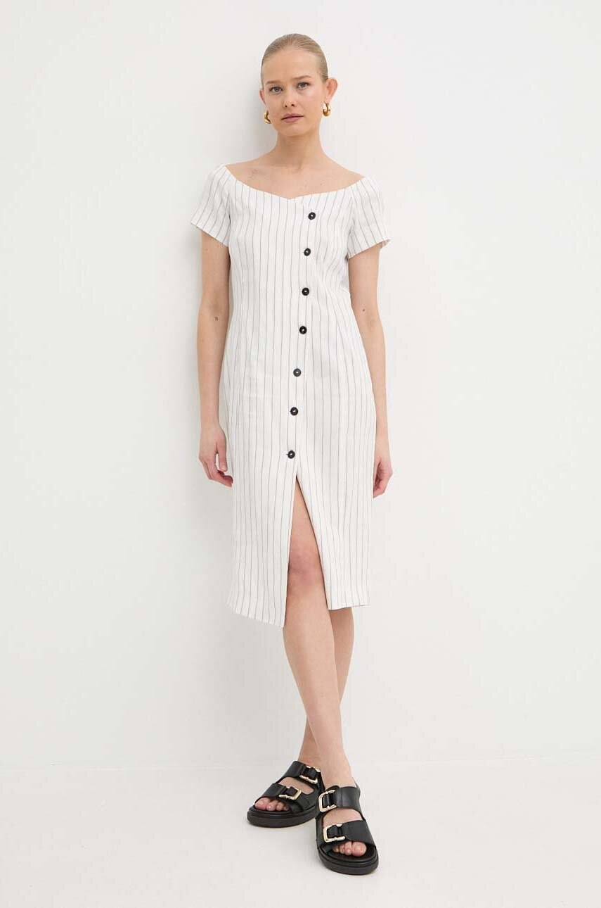 Marella rochie culoarea alb