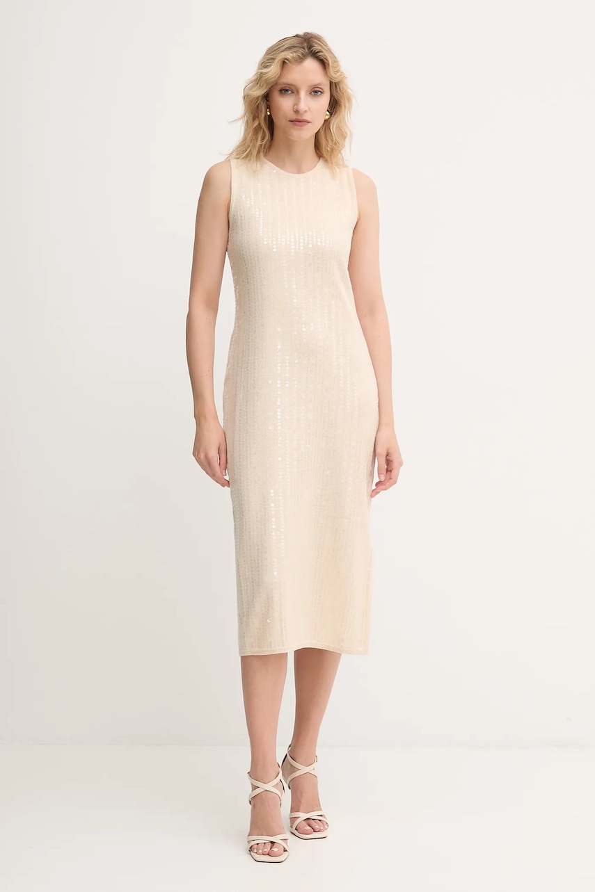 Marella rochie culoarea bej