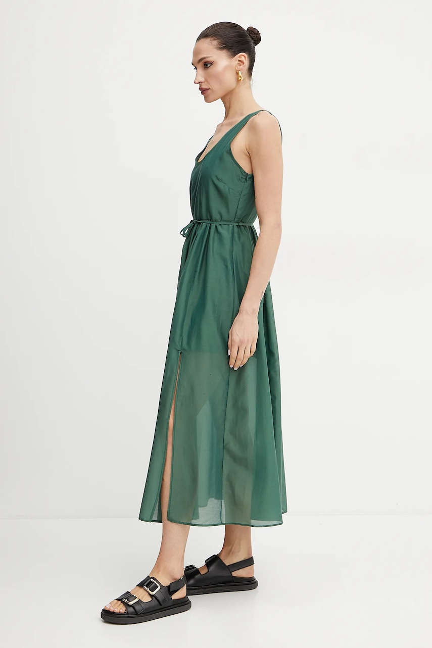Marella rochie din amestec de mătase Emme by Marella culoarea verde