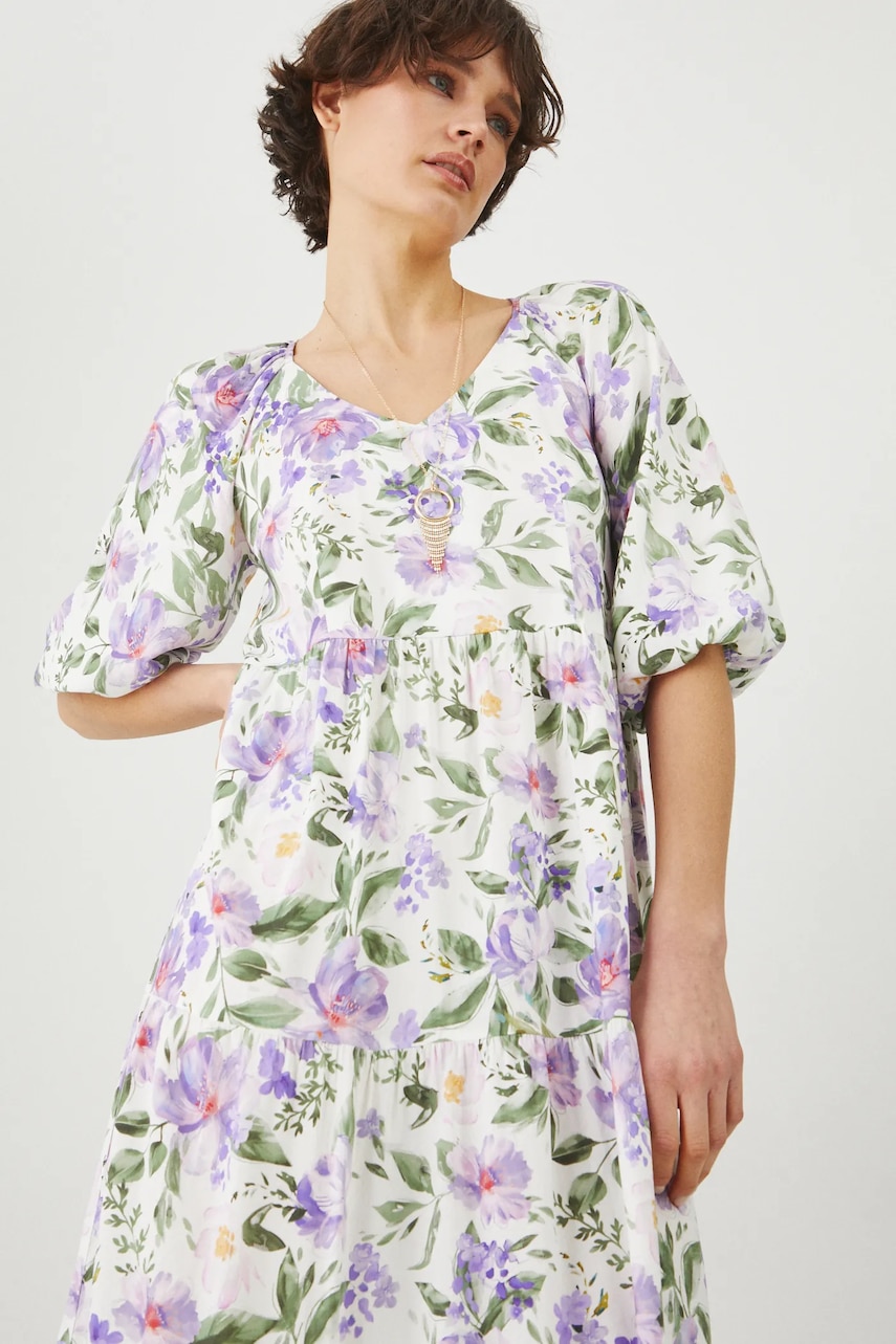 Medicine rochie culoarea bej