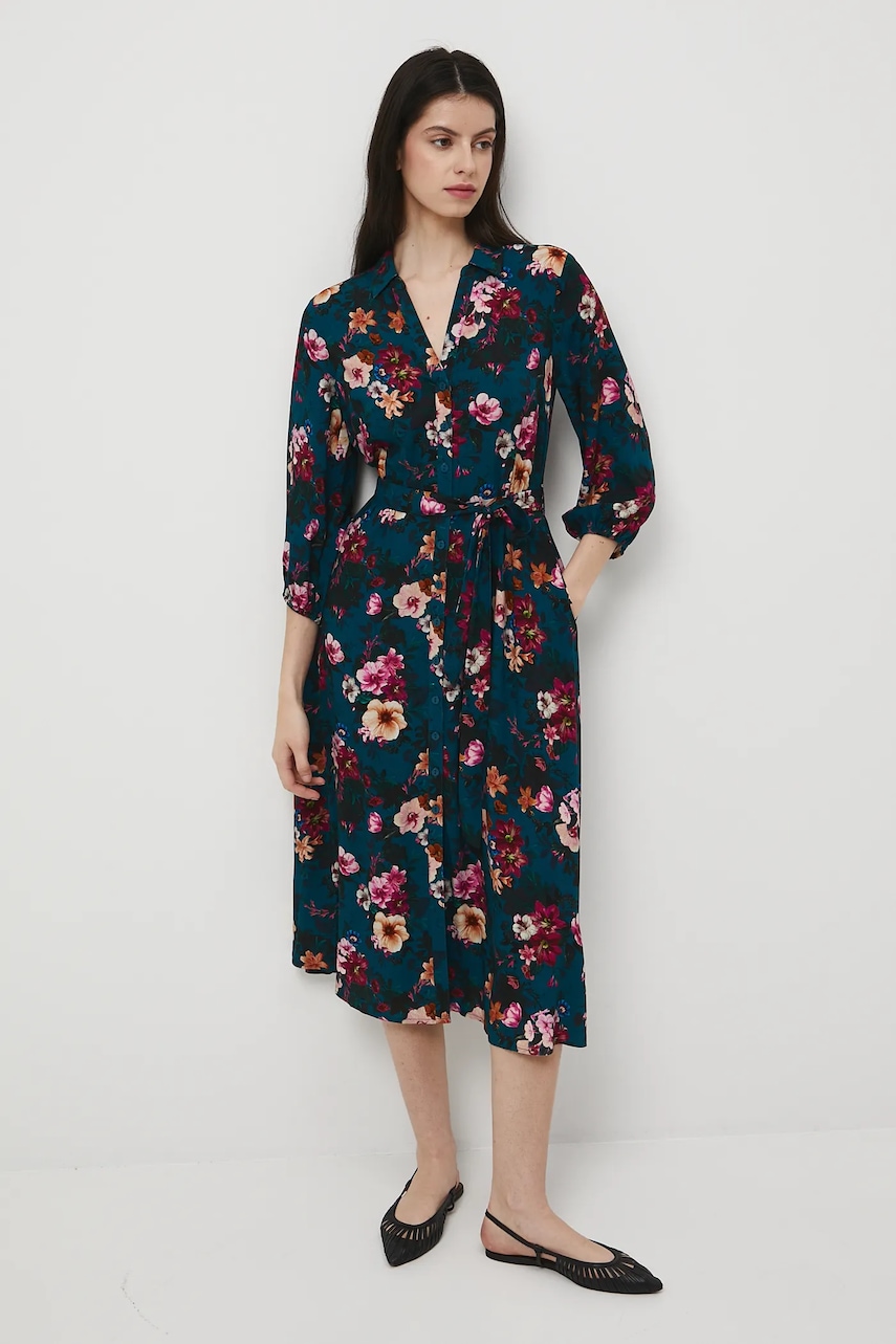Medicine rochie culoarea turcoaz