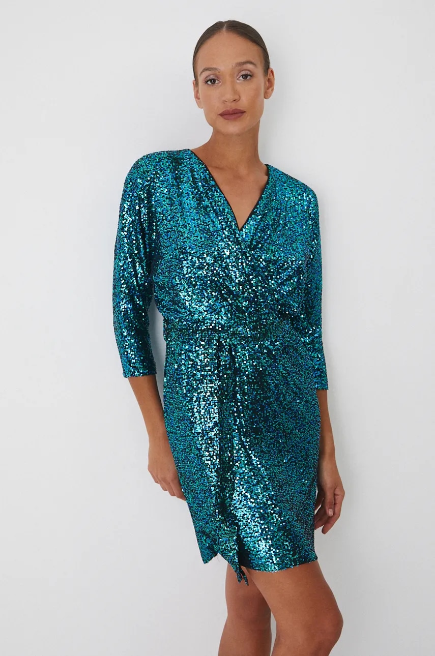 Medicine rochie culoarea turcoaz