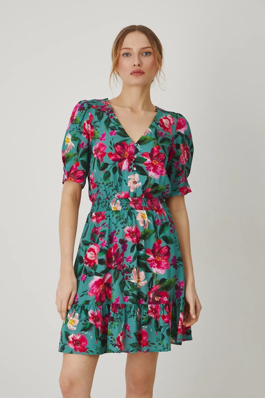 Medicine rochie culoarea turcoaz