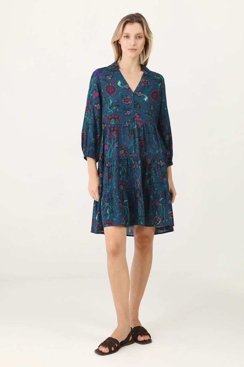Medicine rochie culoarea turcoaz