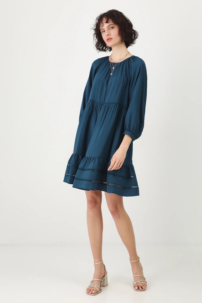 Medicine rochie culoarea turcoaz