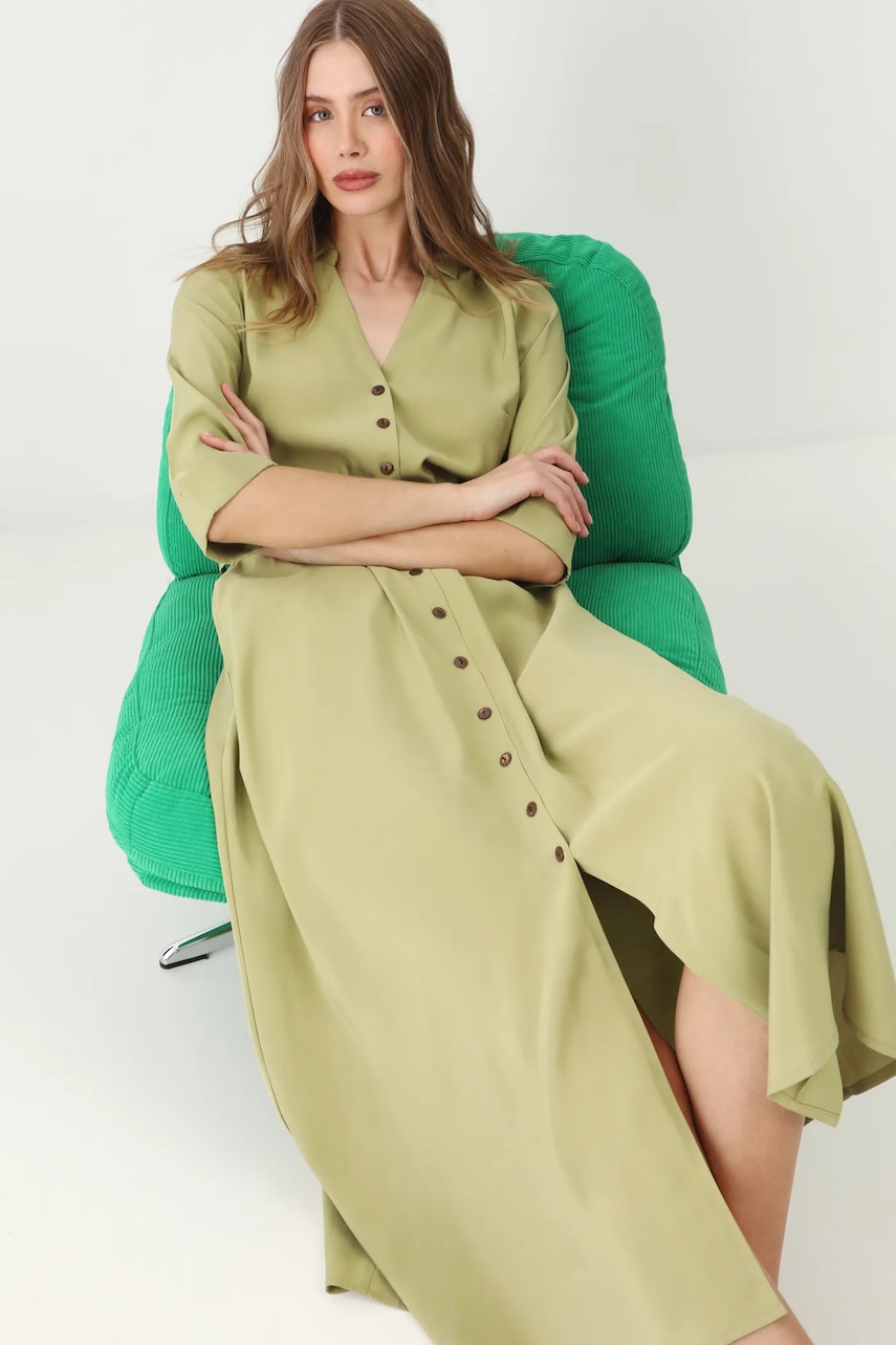 Medicine rochie culoarea verde